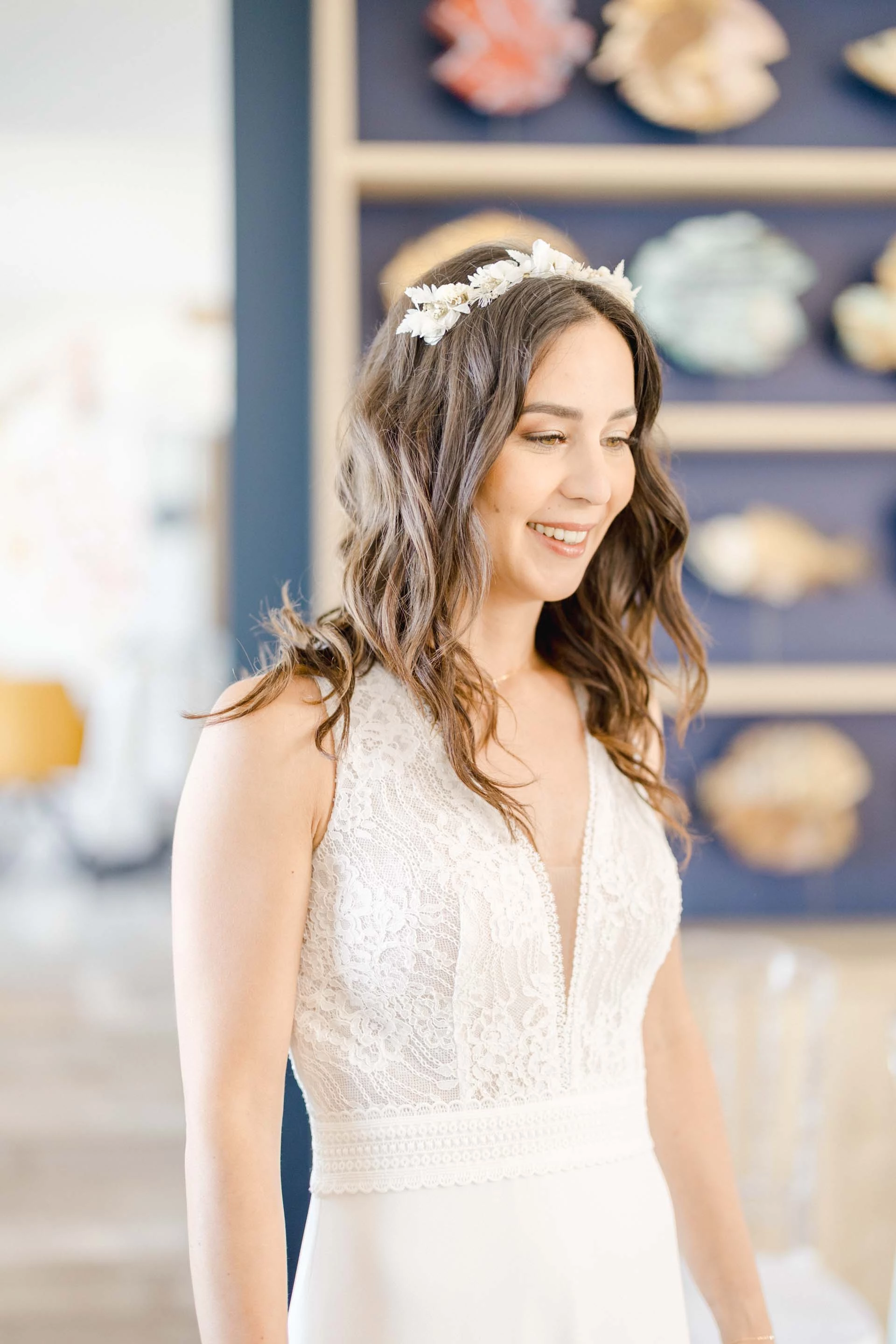 robe gris marron mariage préparatifs